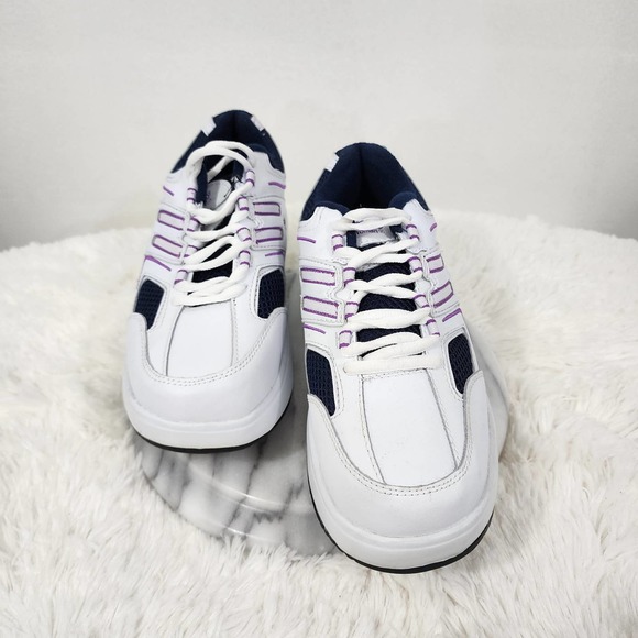 Curves For Women Rocker Sneakers Casual Walking Shape Up Toning Leather Size 10 - Picture 3 of 16